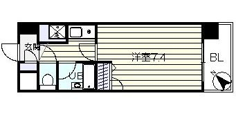 ライオンズプラザ博多駅南1010号室-間取り