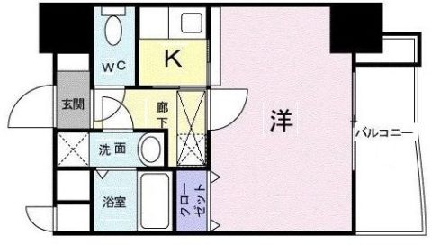 セレーノ・コンフォート大手門604号室-間取り