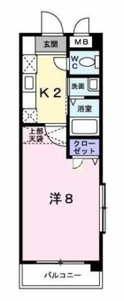 サンシルエーラ - 所在階 の間取り図