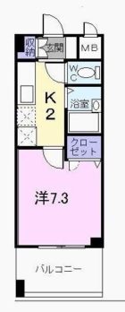 シャンテ吉塚 - 所在階***階の間取り図 6628