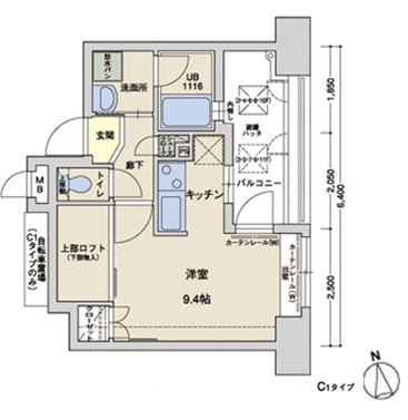 アクタス大手門II904号室-間取り