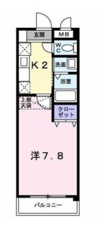 サンシルエーラ - 所在階 の間取り図