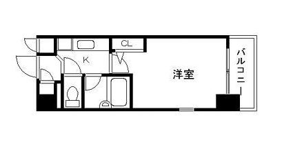 エスリード天神第2907号室-間取り