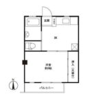 友栄ビル - 所在階 の間取り図