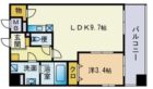 グリンレスト - 所在階***階の間取り図 10241