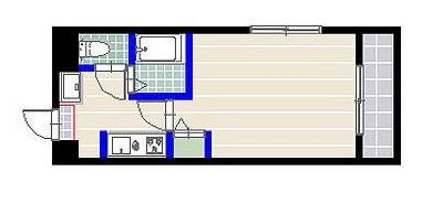 恵比須ヒルズ302号室-間取り