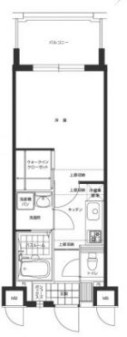 エンクレスト博多駅東 - 所在階 の間取り図