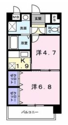 プラシード・カーサ - 所在階***階の間取り図 6577