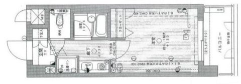 ライオンズマンション天神西6F号室-間取り