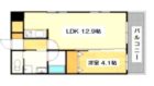 プレスタイル博多駅南 - 所在階 の間取り図