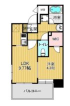 ネストピア天神東II - 所在階 の間取り図