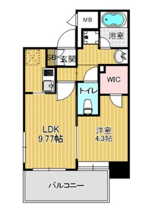 ネストピア天神東II203号室-間取り