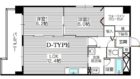 エスティグリーン箱崎 - 所在階 の間取り図