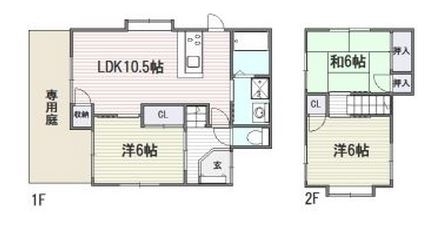 飯倉７丁目戸建号室-間取り