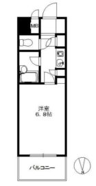 オリエントハイツ天神南 - 所在階 の間取り図