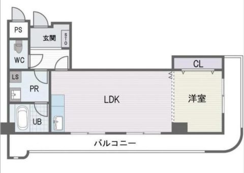 クリエイト西公園503号室-間取り