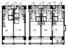 キャッスル綱場 - 所在階***階の間取り図 5766