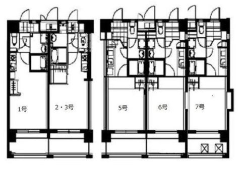 キャッスル綱場1107号室-間取り