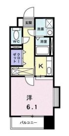 セレーノ・コンフォート大手門 - 所在階***階の間取り図 5771