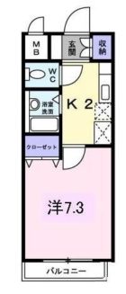 シャンテ吉塚 - 所在階***階の間取り図 5791