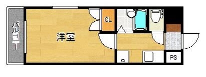 リファレンス県庁口505号室-間取り