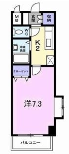 シャンテ吉塚 - 所在階 の間取り図