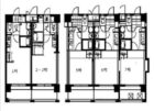 キャッスル綱場 - 所在階***階の間取り図 5835