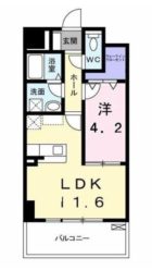 エスポワール豊 - 所在階8階の間取り図 5846