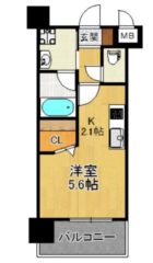 ラファセグランビア博多 - 所在階***階の間取り図 5859