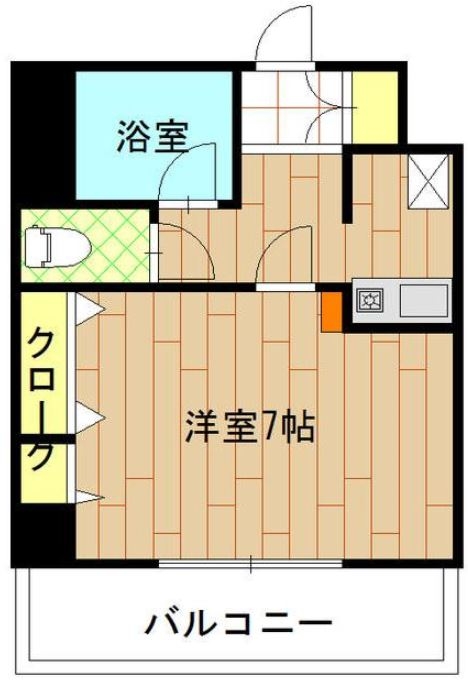 エステート博多駅南ハウス603号室-間取り