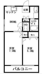 アヴァンティーク - 所在階***階の間取り図 5879