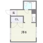 シルバーハイツ蓮池 - 所在階 の間取り図