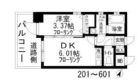 ヴィーブル天神南 - 所在階 の間取り図