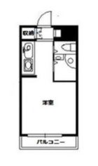 フローレス警固 - 所在階 の間取り図