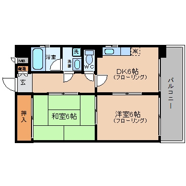 ゆう和ビル402号室-間取り