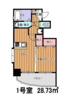 リバティ高砂六番館 - 所在階 の間取り図