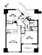 アーサー住吉アーバン - 所在階 の間取り図