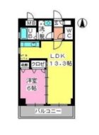 ベイシック大名 - 所在階 の間取り図