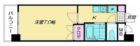 スライビング藤崎 - 所在階 の間取り図