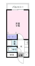 デジュール箱崎 - 所在階 の間取り図