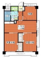 シティマンション平尾Ⅱ - 所在階***階の間取り図 5967