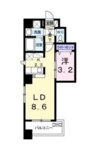 ボヌール高砂 - 所在階 の間取り図