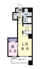 ボヌール高砂 - 所在階 の間取り図