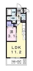 ボヌール高砂 - 所在階***階の間取り図 5979