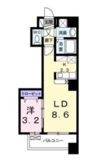 ボヌール高砂 - 所在階 の間取り図