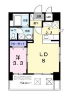 ボヌール高砂 - 所在階 の間取り図