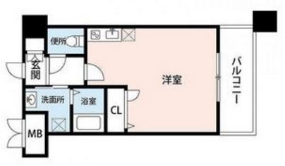 アンプルールベトン吉塚南405号室-間取り