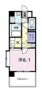 グローバルゲート大濠 - 所在階***階の間取り図 6010