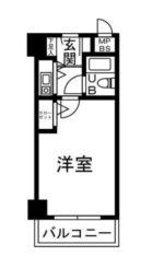 ビジネス・ワン六本松 - 所在階***階の間取り図 6011