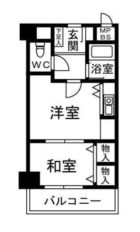 ビジネス・ワン六本松 - 所在階 の間取り図